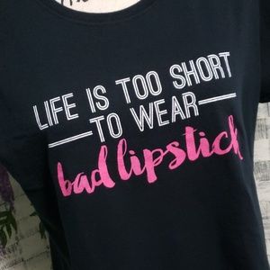 Bad Lipstick tee